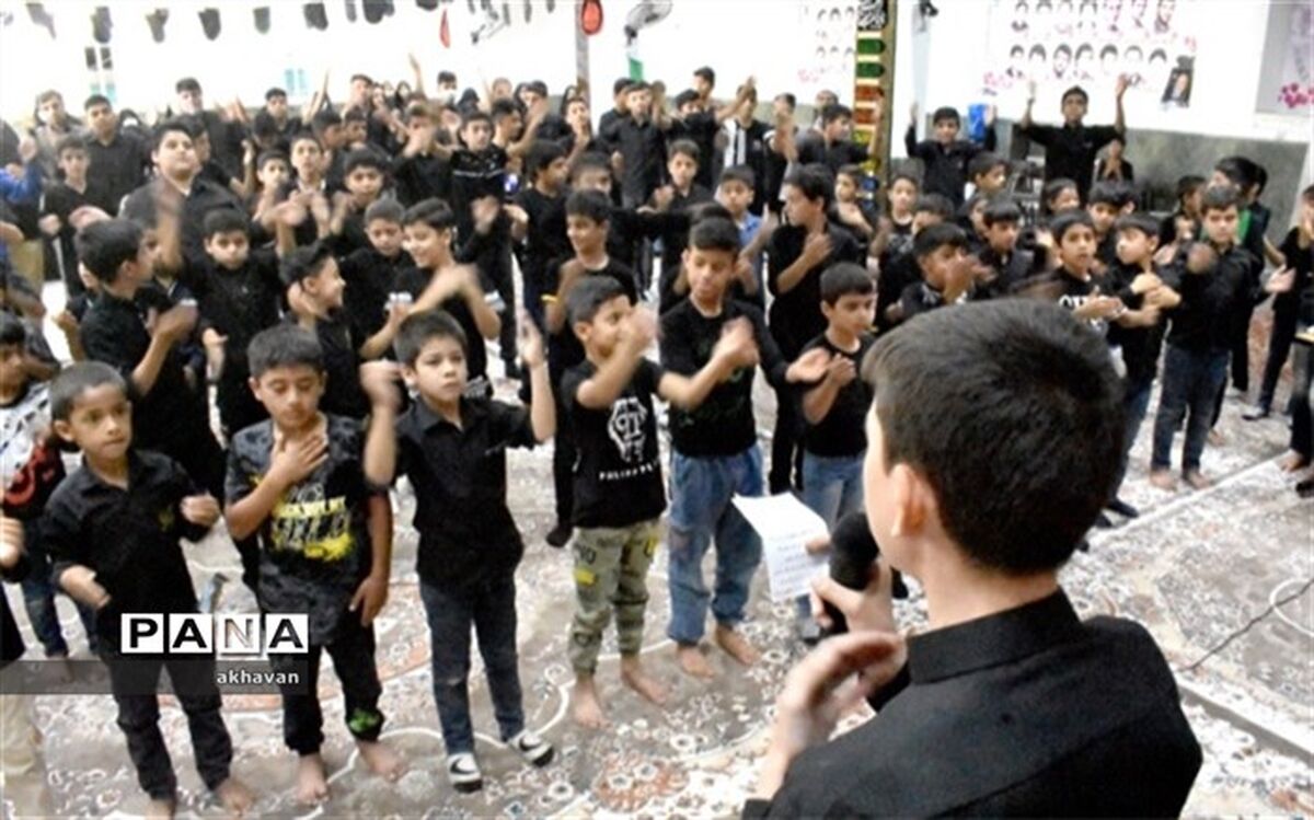 سوگواره احلی من العسل درمهدیه بهاباد برگزار شد