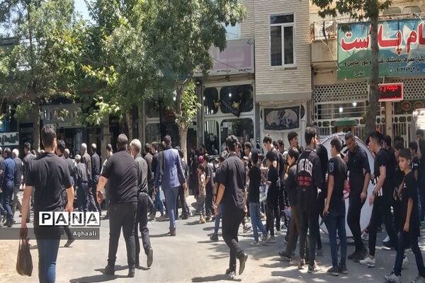 برگزاری مراسم سوگواره احلی من العسل در شهرستان نطنز