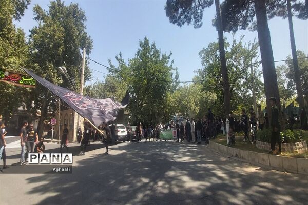 برگزاری مراسم سوگواره احلی من العسل در شهرستان نطنز