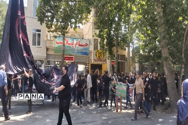 برگزاری مراسم سوگواره احلی من العسل در شهرستان نطنز