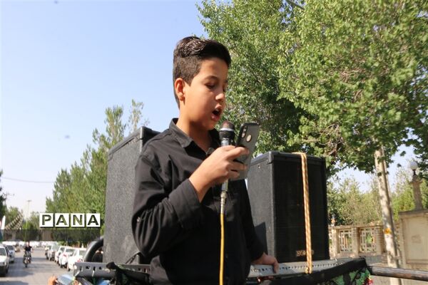 برگزاری مراسم سوگواره احلی من العسل در شهرستان شهرضا