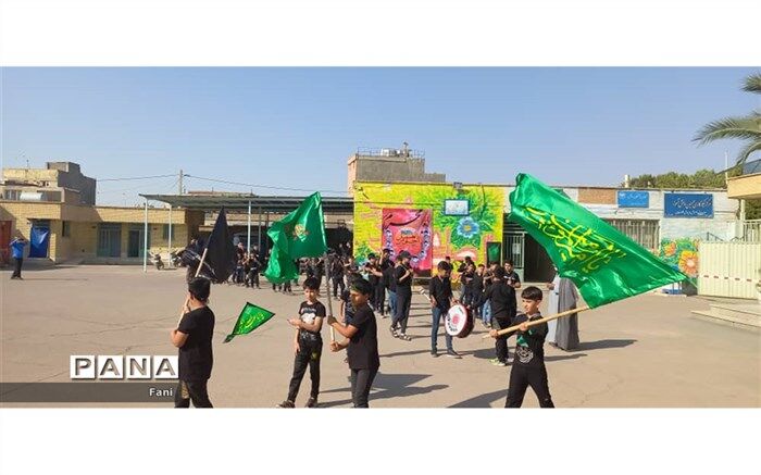 برگزاری سوگواری احلی من العسل در شهرستان فلاورجان/فیلم