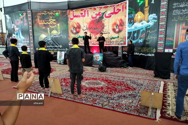 برگزاری سوگواری احلی من العسل شهرستان چرام