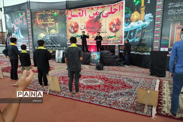 برگزاری سوگواری احلی من العسل شهرستان چرام