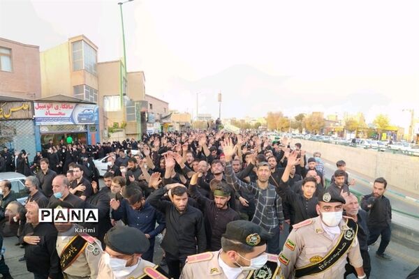 مراسم تشییع سه شهید تازه تفحص شده دوران دفاع مقدس در اصفهان