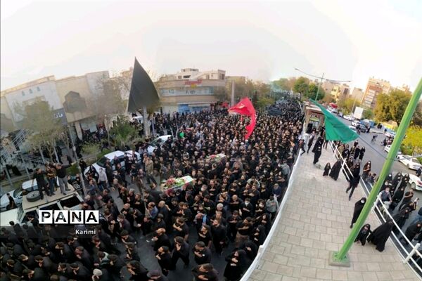 مراسم تشییع سه شهید تازه تفحص شده دوران دفاع مقدس در اصفهان