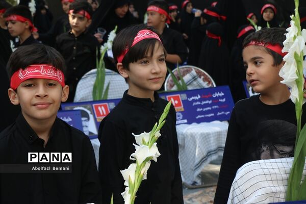 آیین آغاز نصب 222 تابلوی کوچه به نام شهدا در قم-1