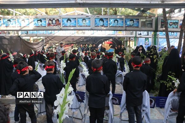 آیین آغاز نصب 222 تابلوی کوچه به نام شهدا در قم-1