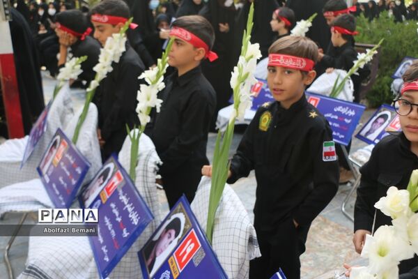 آیین آغاز نصب 222 تابلوی کوچه به نام شهدا در قم-1