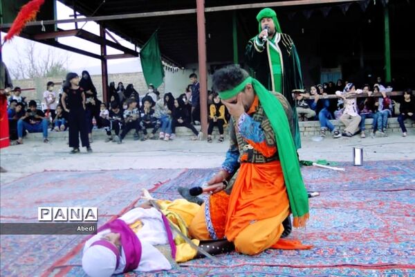 مراسم تعزیه خوانی هیات قمربنی هاشم چرمهین