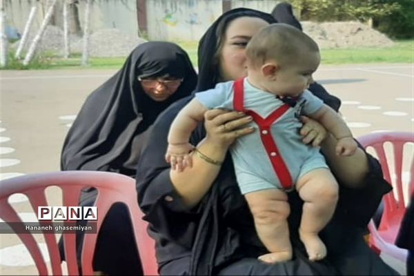 همایش شیرخوارگان حسینی در شهرستان عباس آباد