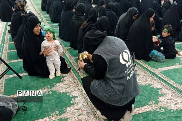 همایش شیرخوارگان حسینی  در مسجد جامع شهرستان ‌قرچک