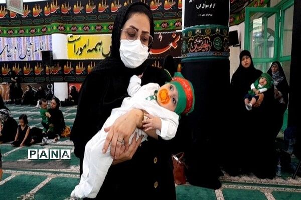 همایش شیرخوارگان حسینی  در مسجد جامع شهرستان ‌قرچک