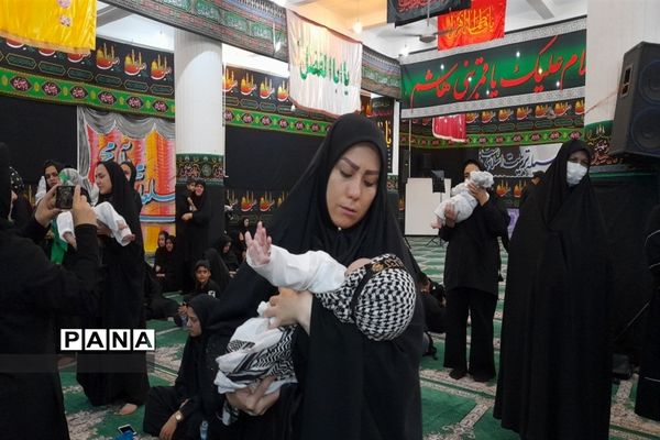 همایش شیرخوارگان حسینی  در مسجد جامع شهرستان ‌قرچک