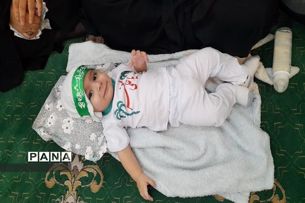 همایش شیرخوارگان حسینی  در مسجد جامع شهرستان ‌قرچک