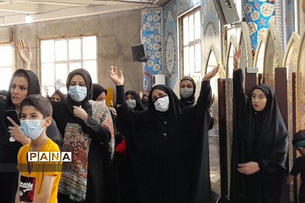 برگزاری مراسم شیرخوارگان حسینی در مصلی بزرگ شهرستان قدس