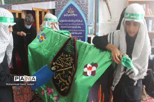 عزاداری مادران چابهاری در سوگ حضرت علی اصغر (ع)