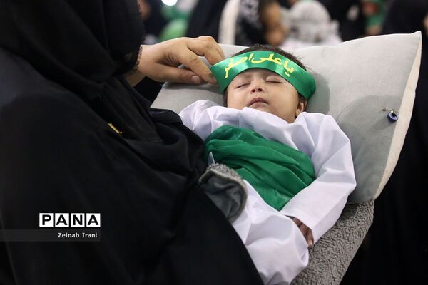 سوگواره شیرخوارگان حسینی(ع) در حرم حضرت معصومه(س)-1