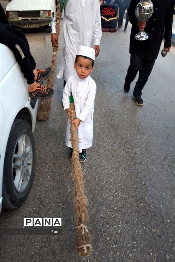 حرکت دستجات عزاداری در شهرستان فلاورجان