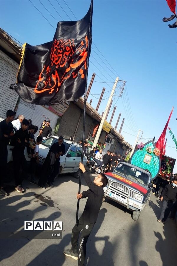 حرکت دستجات عزاداری در شهرستان فلاورجان