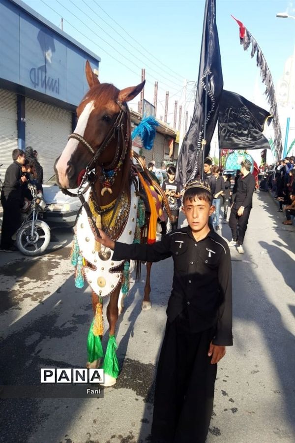 حرکت دستجات عزاداری در شهرستان فلاورجان