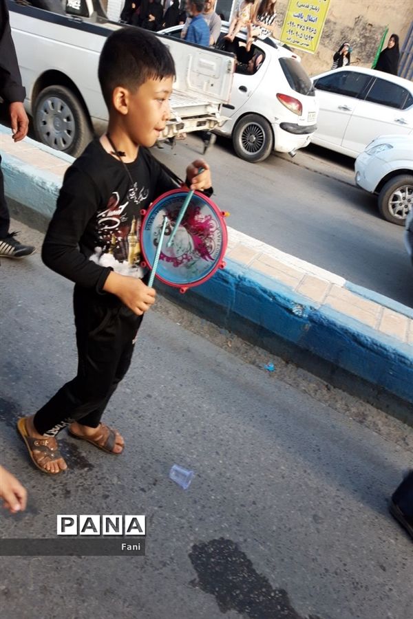 حرکت دستجات عزاداری در شهرستان فلاورجان