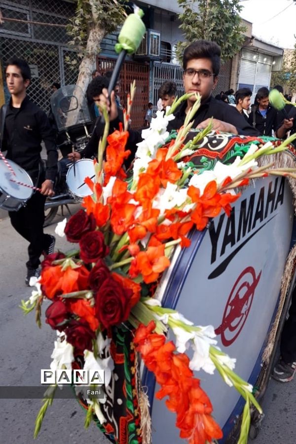 حرکت دستجات عزاداری در شهرستان فلاورجان