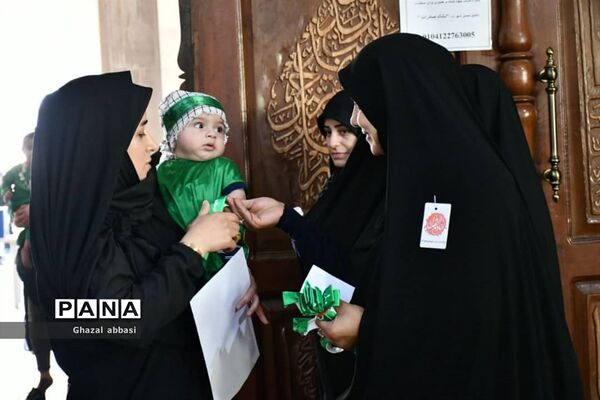 همایش شیرخوارگان حسینی با مهمانانی از جنس آسمان درمحمود آباد