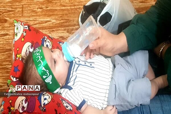 همایش شیرخوارگان حسینی با مهمانانی از جنس آسمان درمحمود آباد
