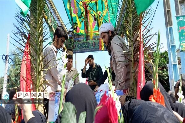 تشییع پیکر دو شهید مدافعان حرم در محمودآباد