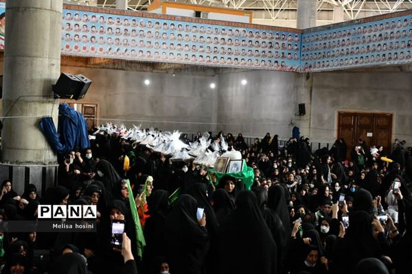 تشییع پیکر دو شهید مدافعان حرم در محمودآباد