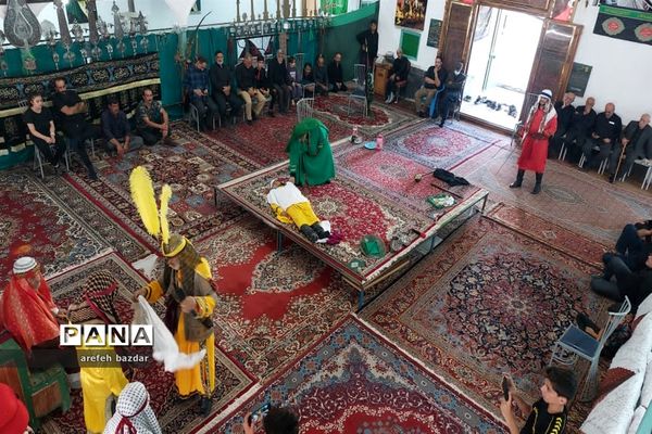 مراسم تعزیه خوانی در بلده