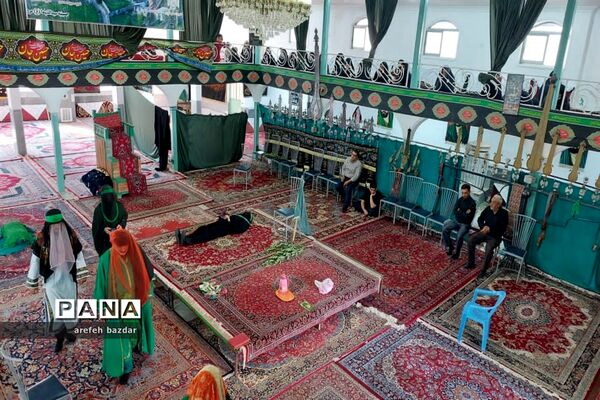 مراسم تعزیه خوانی در بلده