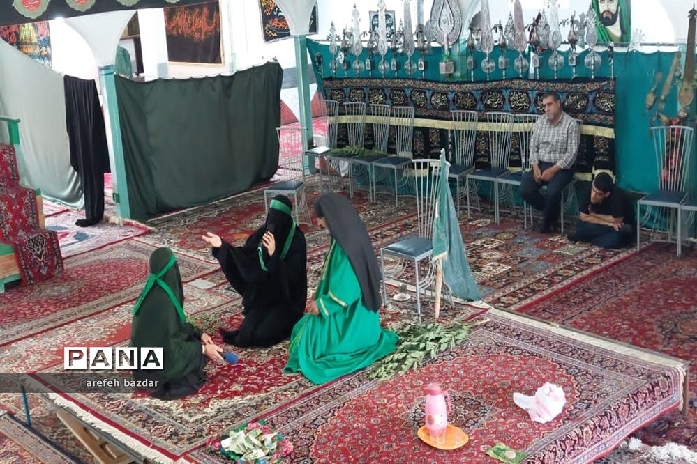 مراسم تعزیه خوانی در بلده