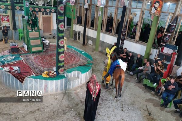 مراسم تعزیه خوانی در بلده