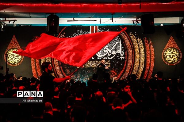 عزاداری شب هشتم محرم در هیِات روضه الحسنین (ع)
