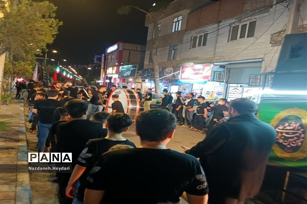 برگزاری مراسم عزاداری امام حسین(ع)در شهرستان بهارستان