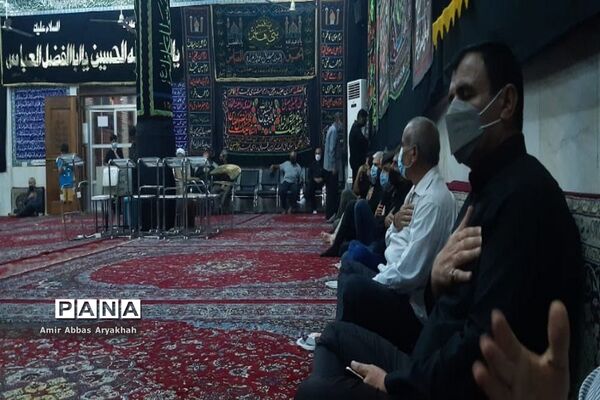 مراسم عزاداری محرم در مسجد امامزاده عبدالمهیمن بوشهر
