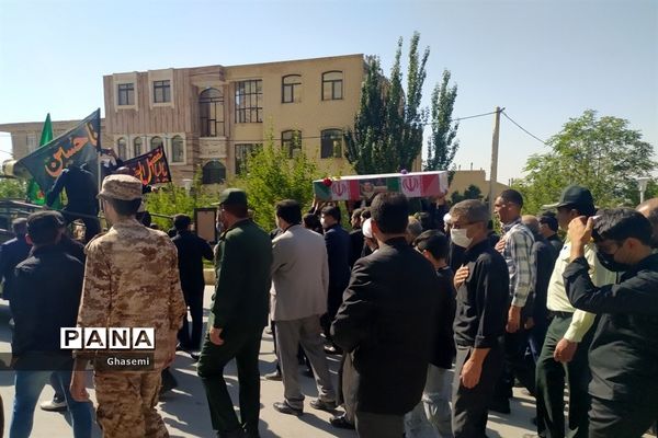 مراسم استقبال از شهید سید عبد الجبار موسوی در شهرستان سمیرم