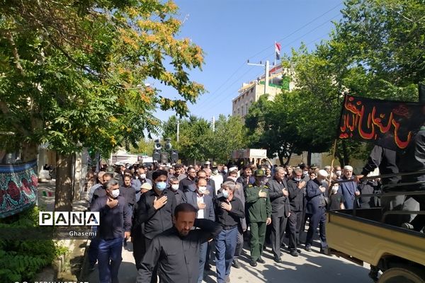 مراسم استقبال از شهید سید عبد الجبار موسوی در شهرستان سمیرم