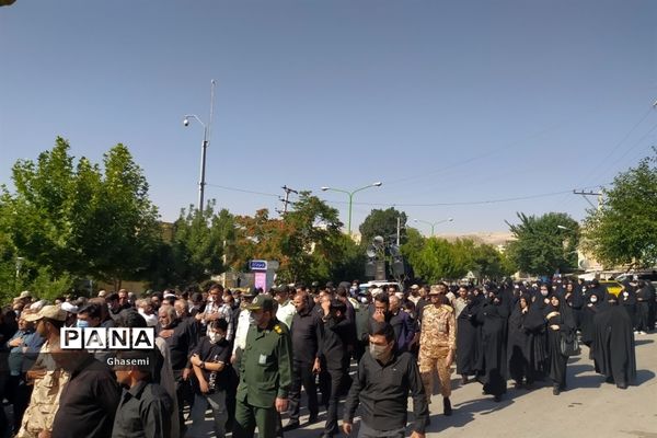 مراسم استقبال از شهید سید عبد الجبار موسوی در شهرستان سمیرم