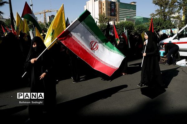 تجمع اعتراضی به جنایت‌های اخیر رژیم صهیونیستی در میدان فلسطین