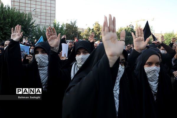 تجمع اعتراضی به جنایت‌های اخیر رژیم صهیونیستی در میدان فلسطین