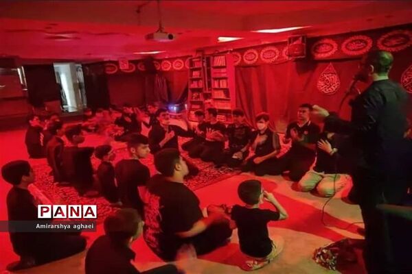 عزاداری نوجوانان منطقه ۱۳ در هیات منتظران موعود