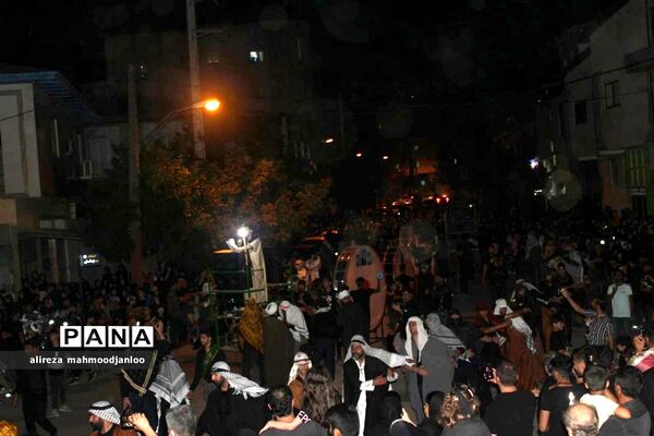 مراسم نمادین عزاداری قوم بنی اسد در گلوگاه
