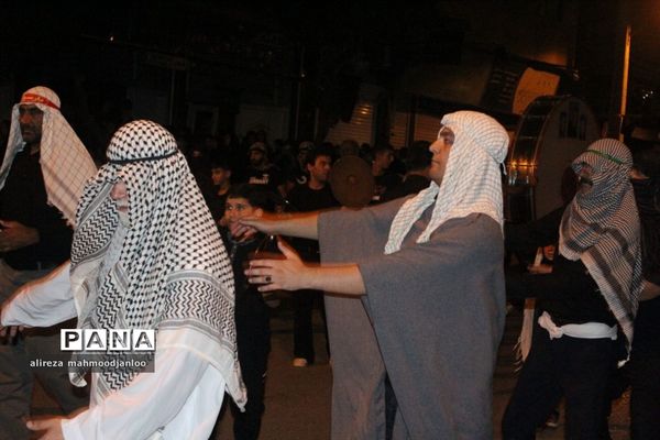 مراسم نمادین عزاداری قوم بنی اسد در گلوگاه