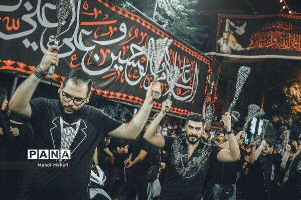 عزاداری شب عاشورا در محله رودکی