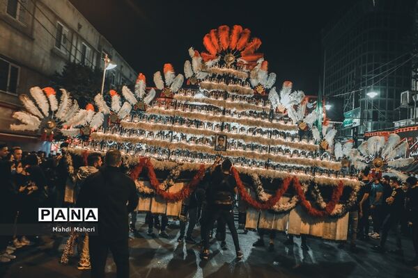 عزاداری شب عاشورا در محله رودکی