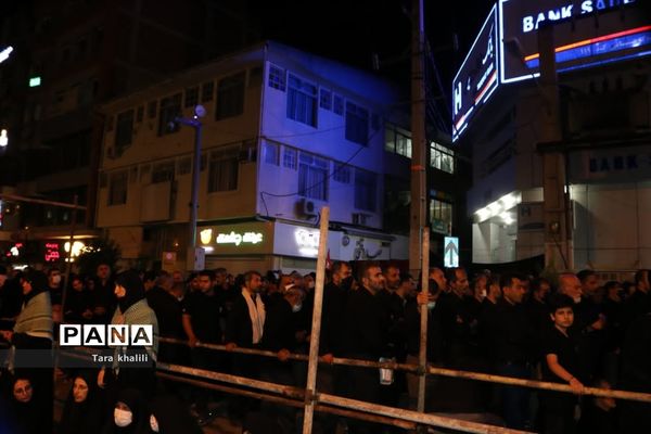 وداع با پیکر مدافع حرم سردار شهید رحیم کابلی در شهرستان بهشهر