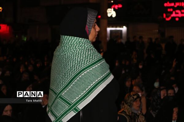 وداع با پیکر مدافع حرم سردار شهید رحیم کابلی در شهرستان بهشهر